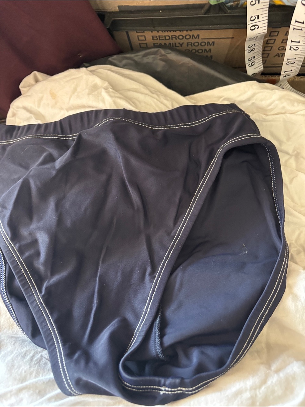 Anne Cole Navy Swim Bottoms 10